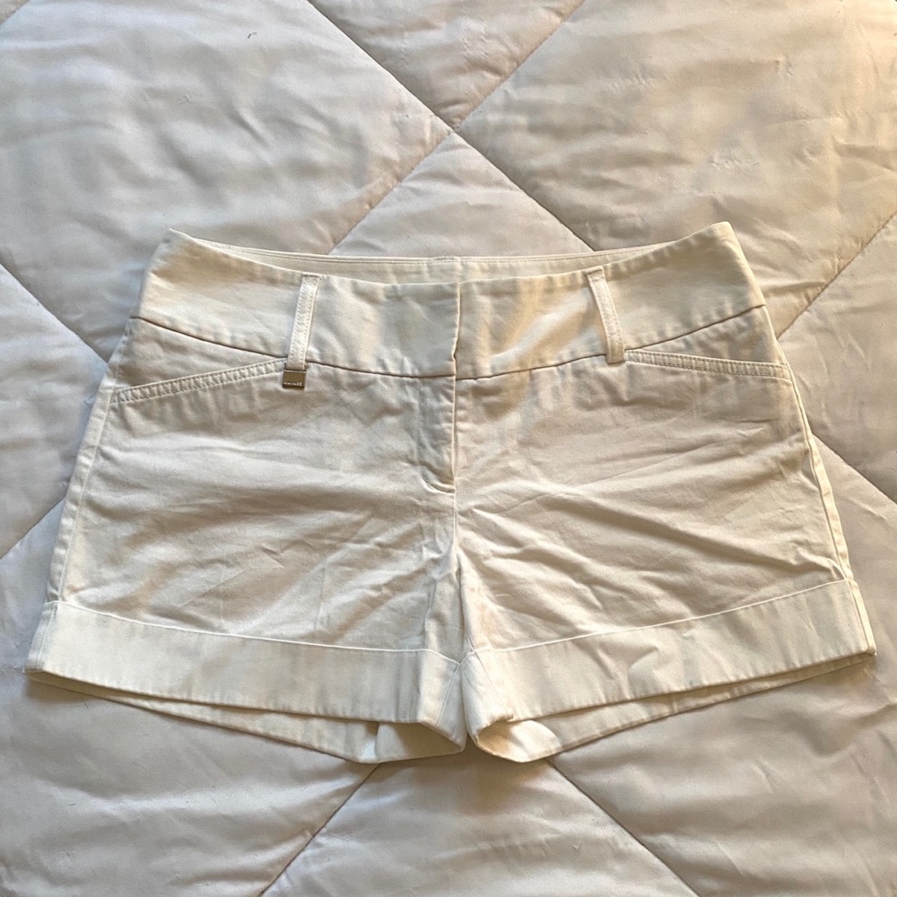 Express white shorts